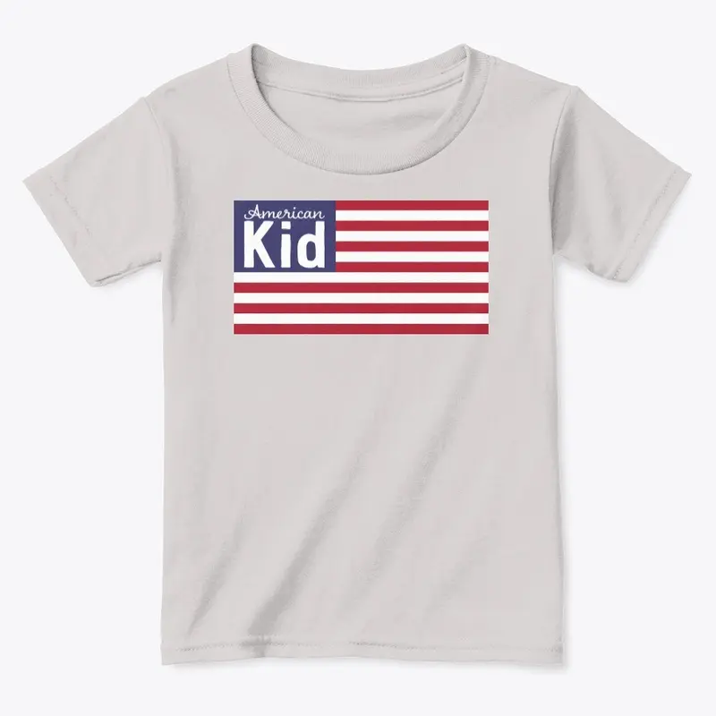 Patriotic Flag Toddler Tee