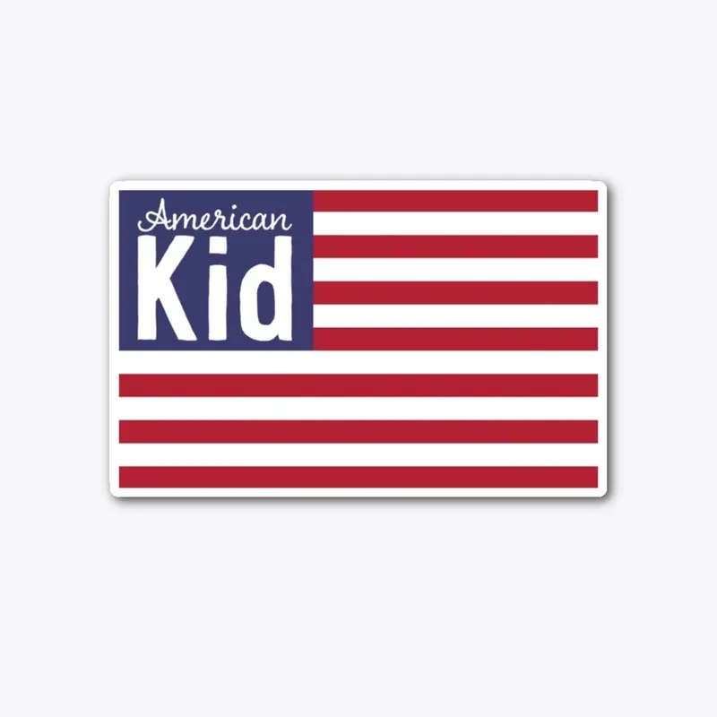 Patriotic Flag Sticker